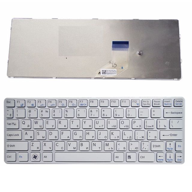 Keyboard Sony Vaio SVE11 White Frame