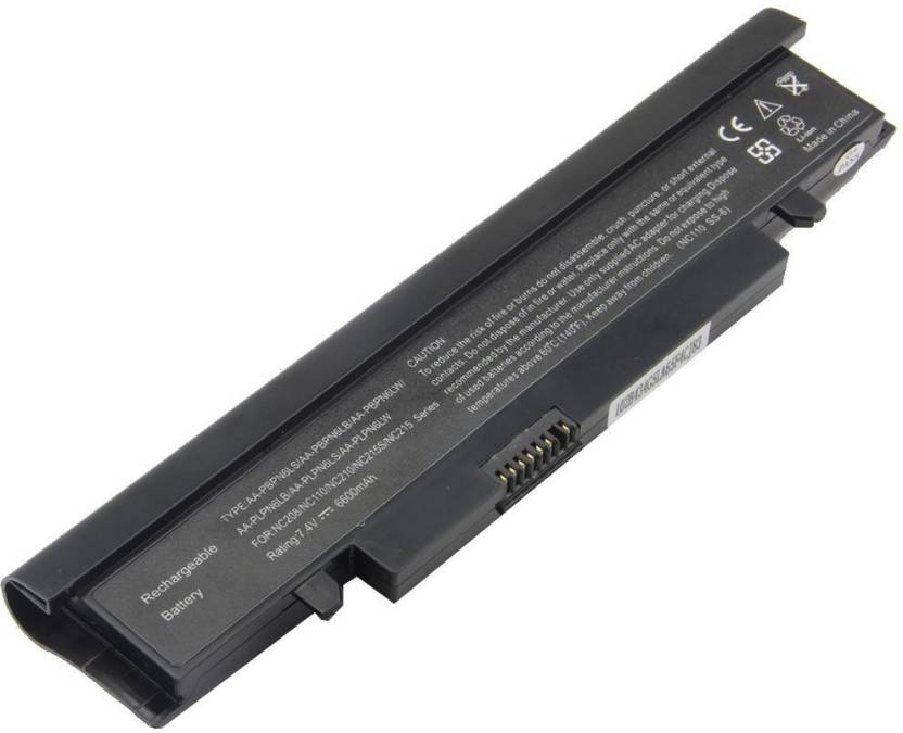 Battery Samsung nc110 np110 nc210 6 Cell Black