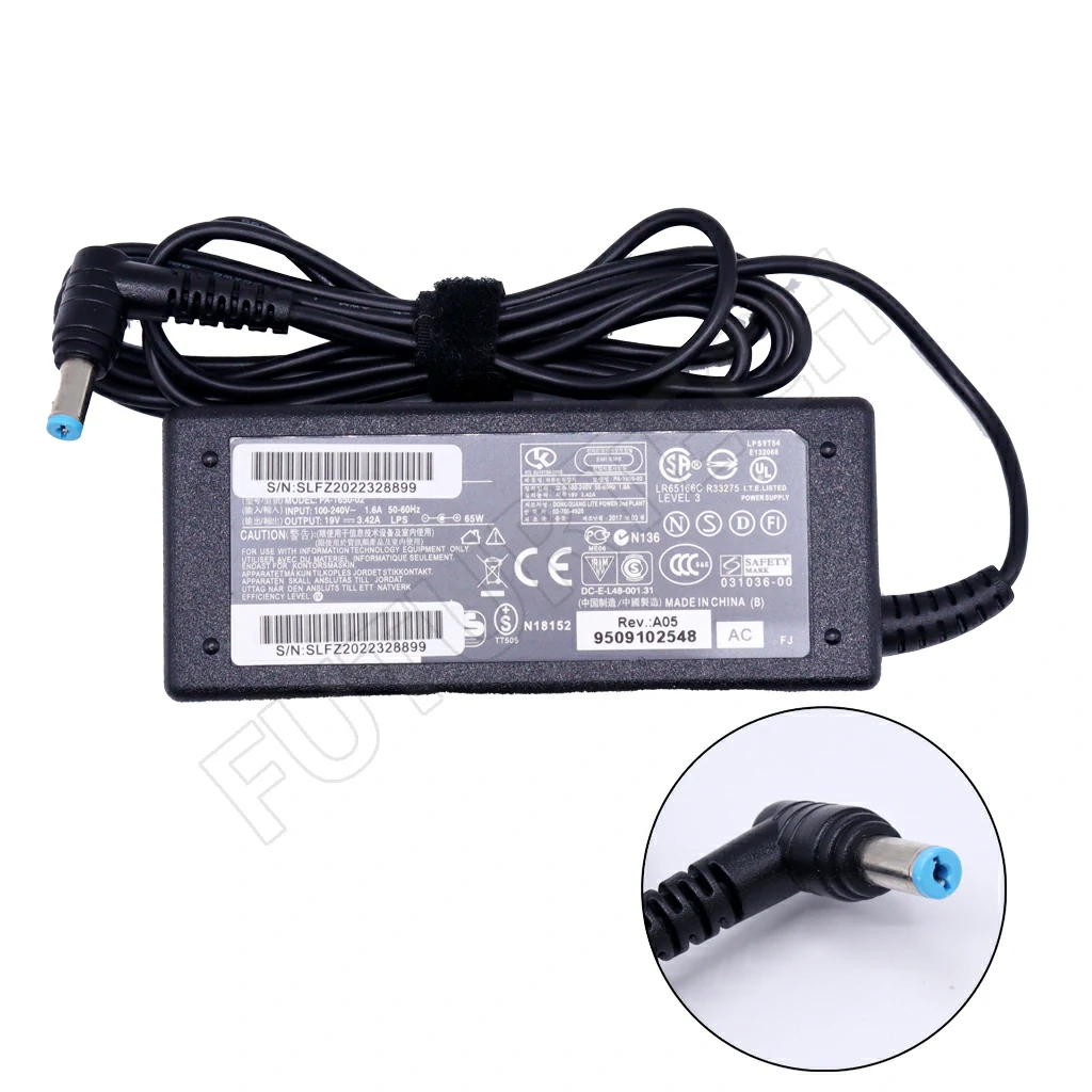 Adapter Acer 19v - 3a42 | 65w (5.5*2.5) ORG