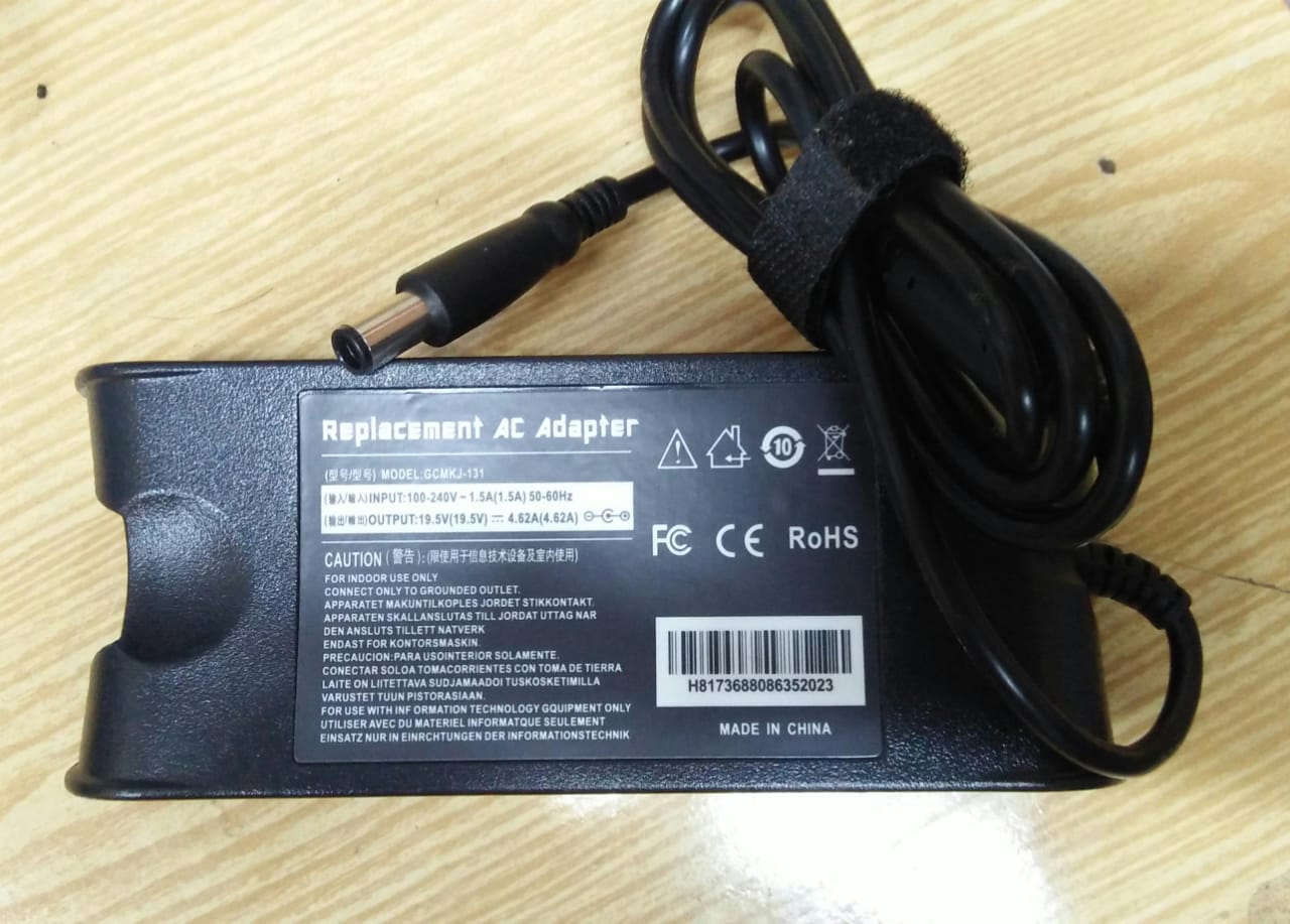 Adapter Dell 19v5 - 4a62 | 90w (7.4*5.0) Old Shape DELL GOL PIN 90W