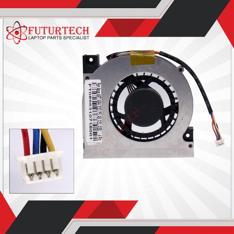 Fan Asus A9T/A94/X53/F5/A9/X51/X50/ | 4 Pin