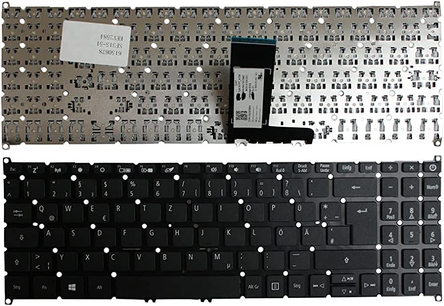 Keyboard Acer Aspire SF315-51G (NKI15130E4) | Black (UK)