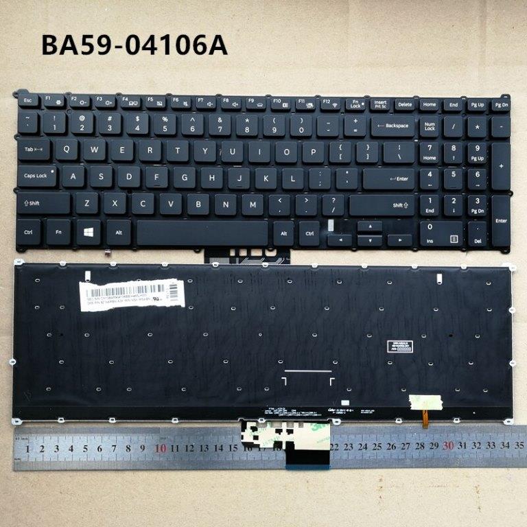 Keyboard Samsung NoteBook 7 Spin 740U5L 740U5M Backlite Black US