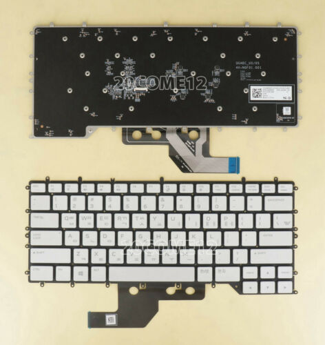 Keyboard Dell Alienware M15-R2 Y79F6 Backlite White US