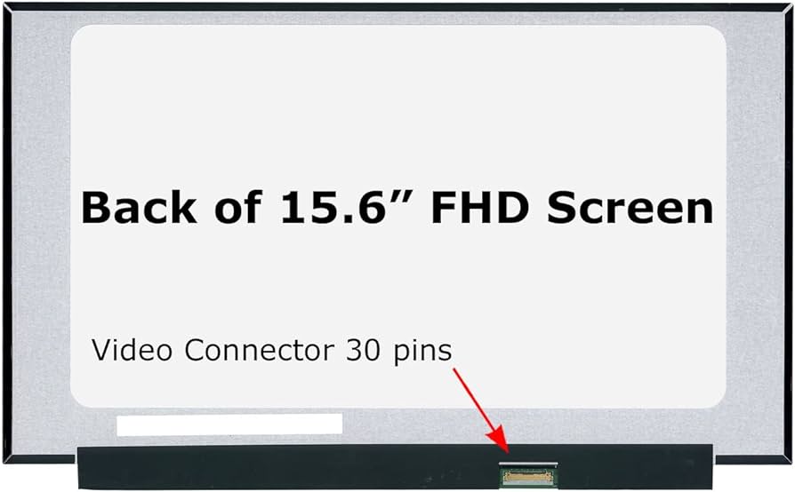LED 15.6 Matt Slim (30 Pin) FHD (IPS) (Without Fitting/Edgeless) A- border less Dell 3501 Lenovo E15
