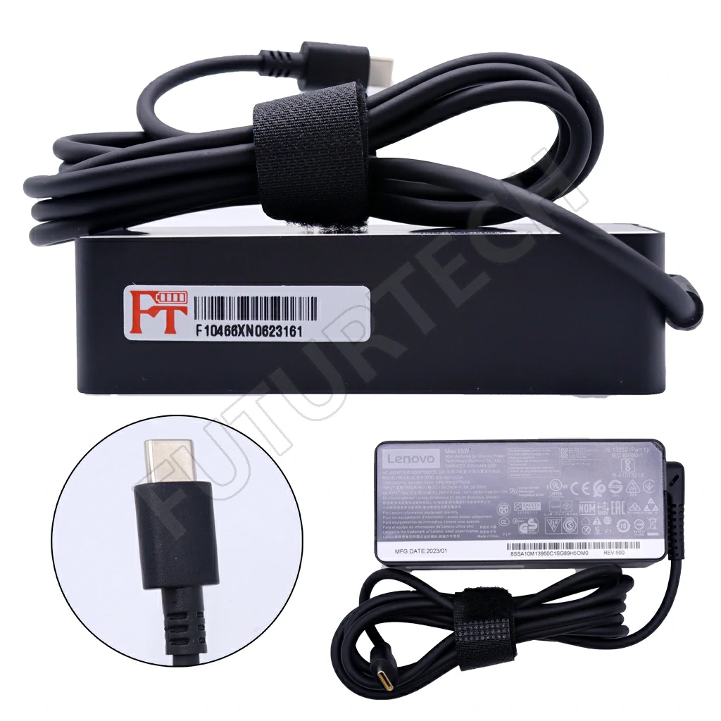 ADAPTER LENOVO TYPE C 65W ORG