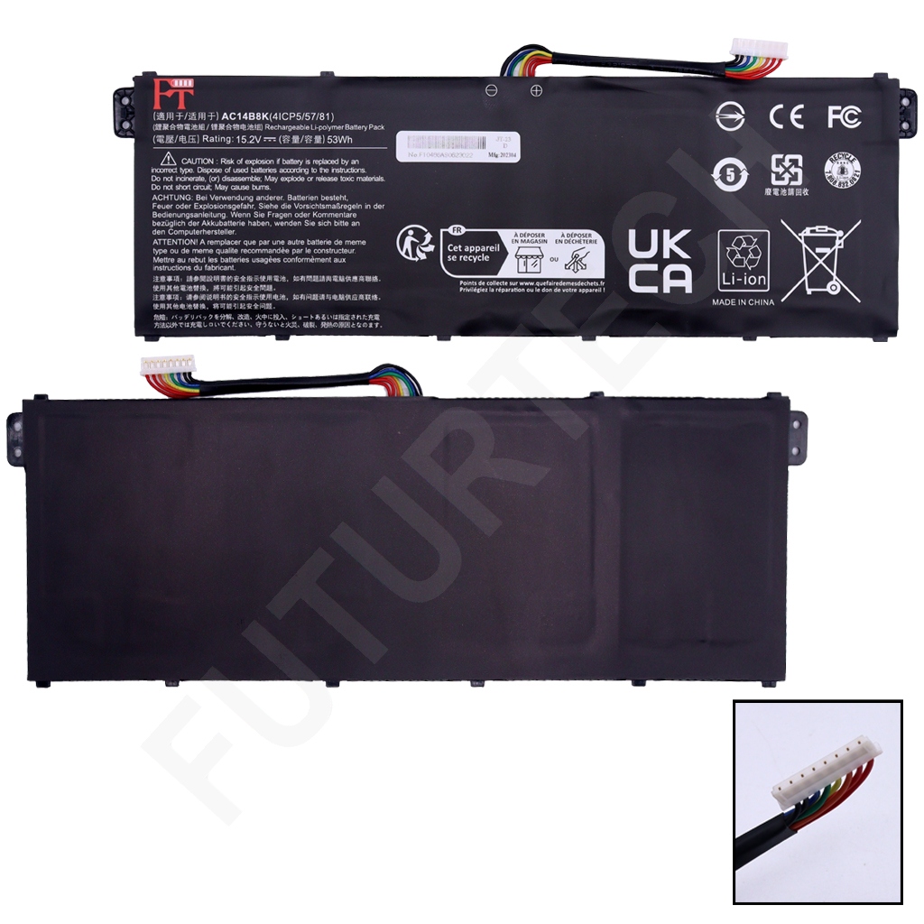 Battery Acer Aspire E5 771 ES1 511 R3 131T AC14B3K AC14B8K 15.2V 4Cell