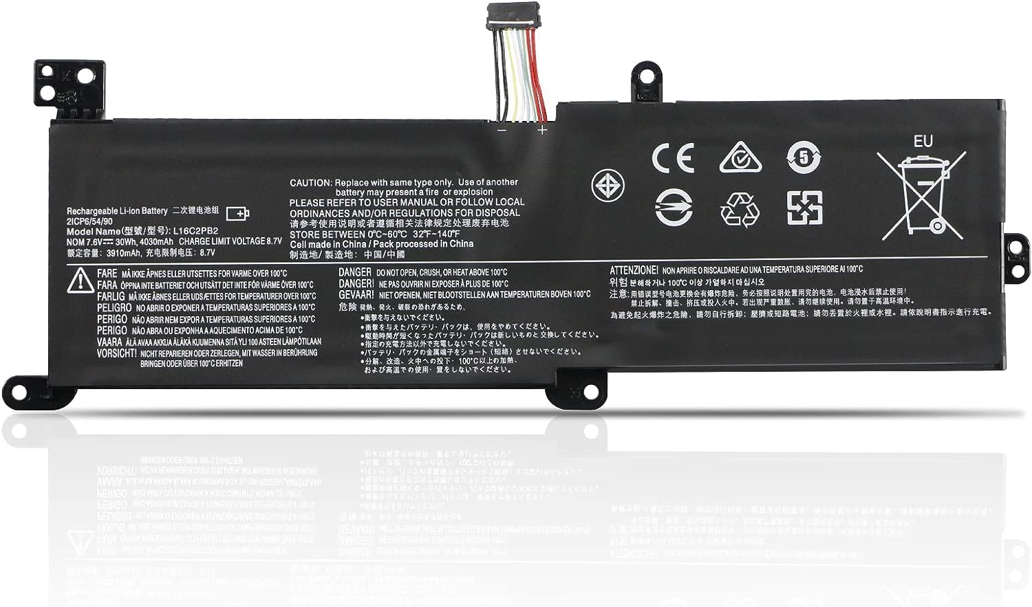 Battery Lenovo Ideapad 320 15ISK 520 15IKB 330 14 330 15 L16M2PB1 7.6V