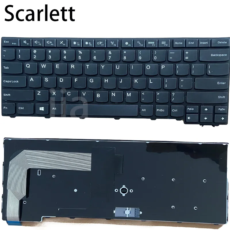 Keyboard Lenovo Thinkpad 13 t460s 01AV000 Black Frame
