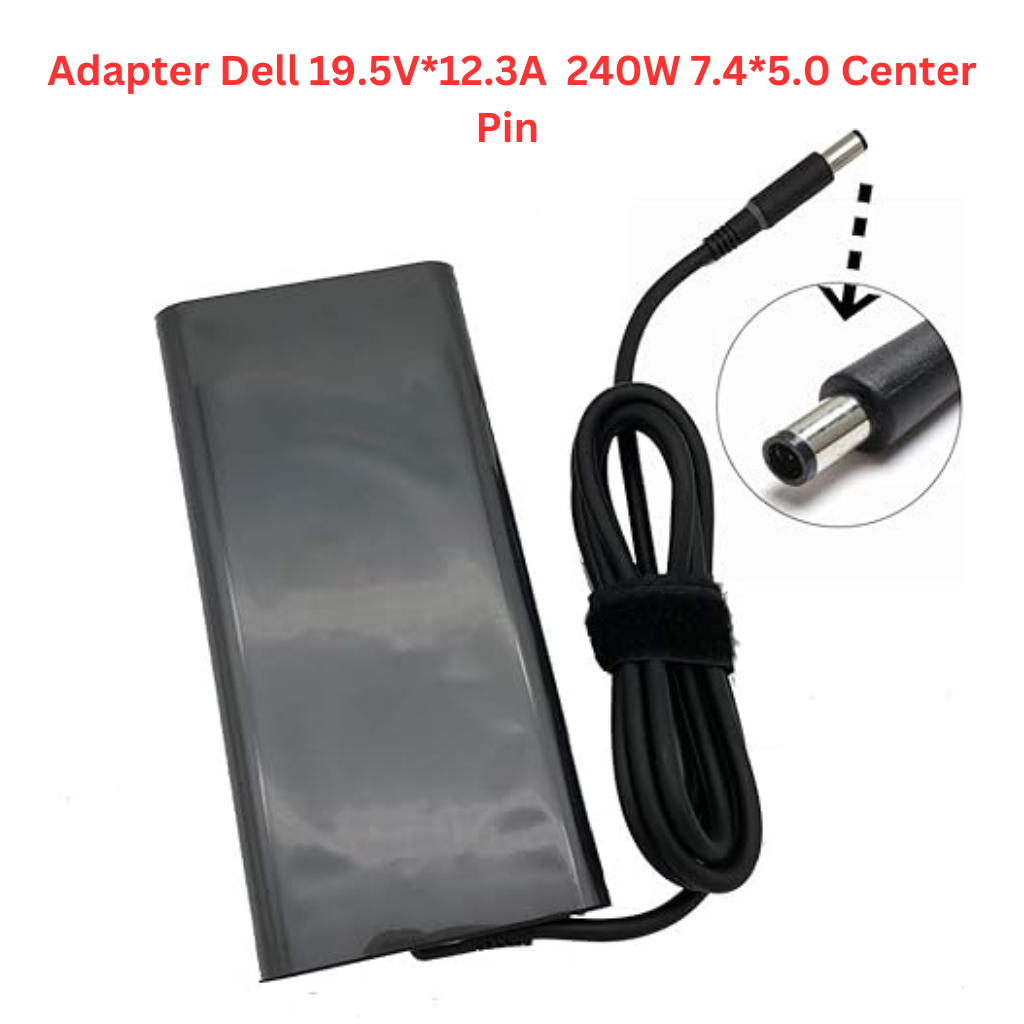 Adapter Dell 19.5V*12.3A | 240W (7.4*5.0) Center Pin (ORG) DELL GOL PIN 240W