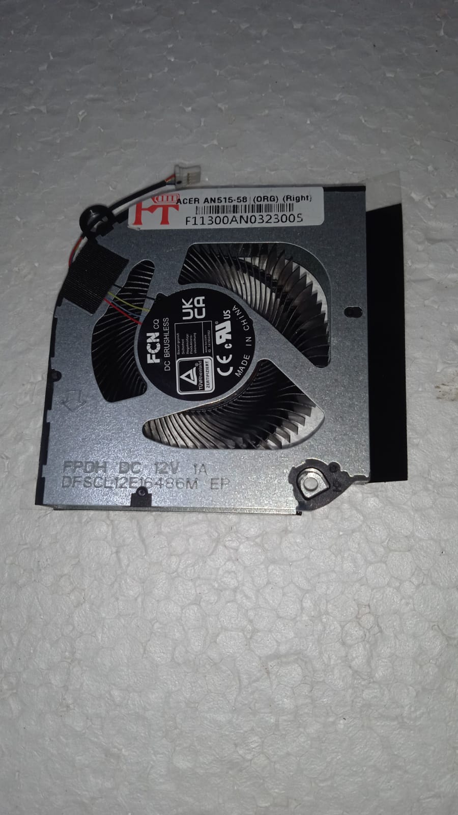 Fan ACER AN515-58 PH317-55 A615-51 A715-71 A517-51G AN515-55 PH317-56 AN517-42 (ORG) (Right)