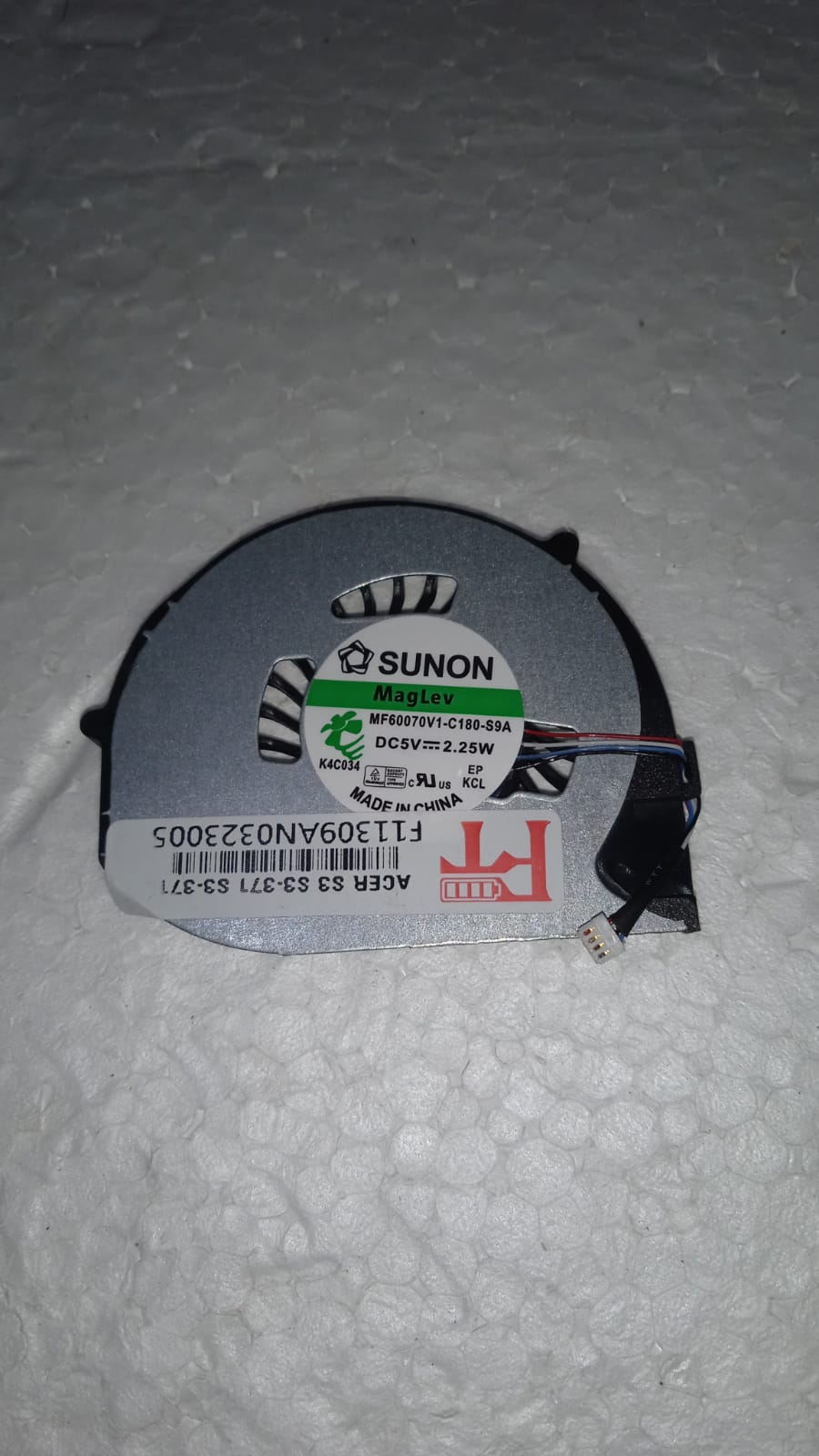 Fan ACER S3 S3-371 S3-371-6663 S3-391 S3-391-6047 COPY
