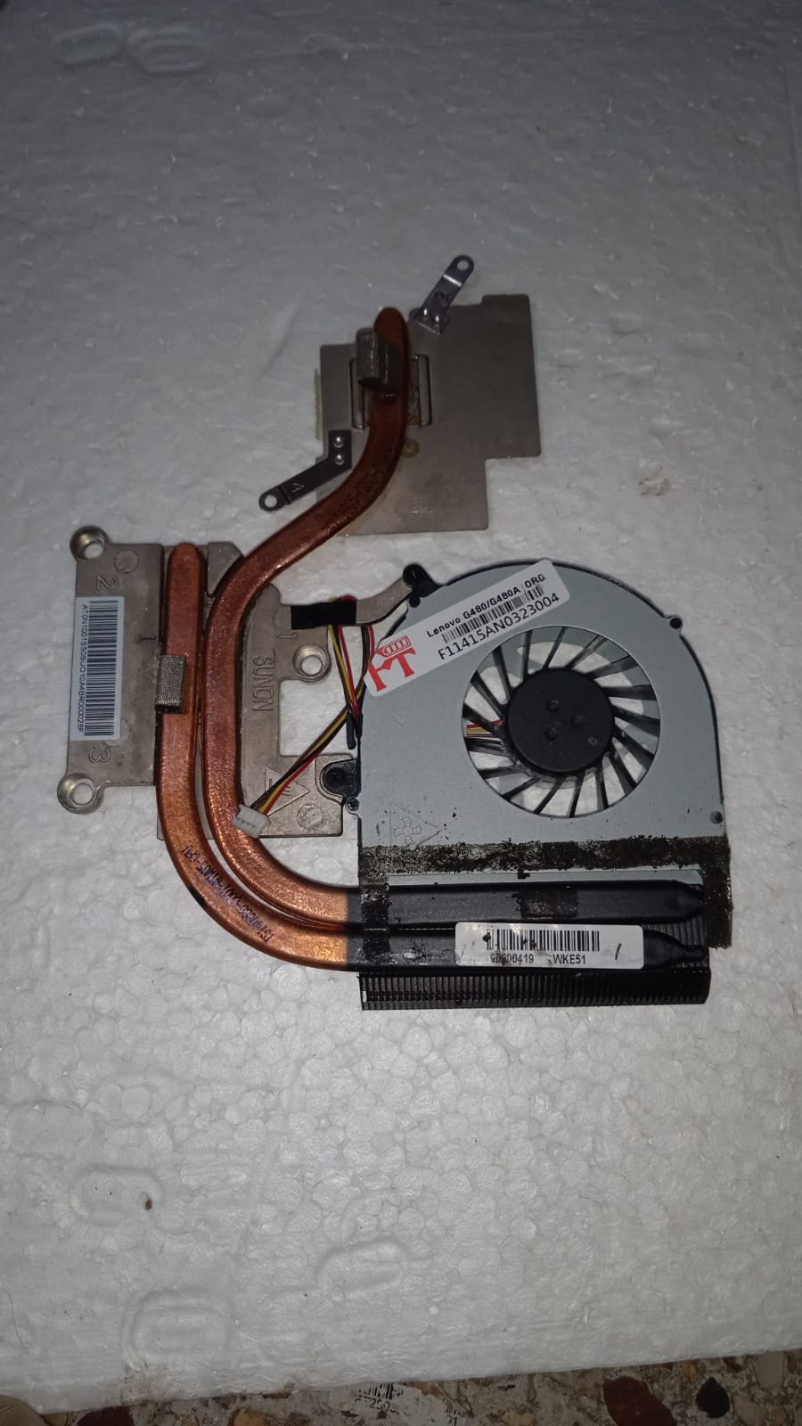 Fan Lenovo G480/G480A/G580/G585/G581 With Heat Sink | ORG (90200419)