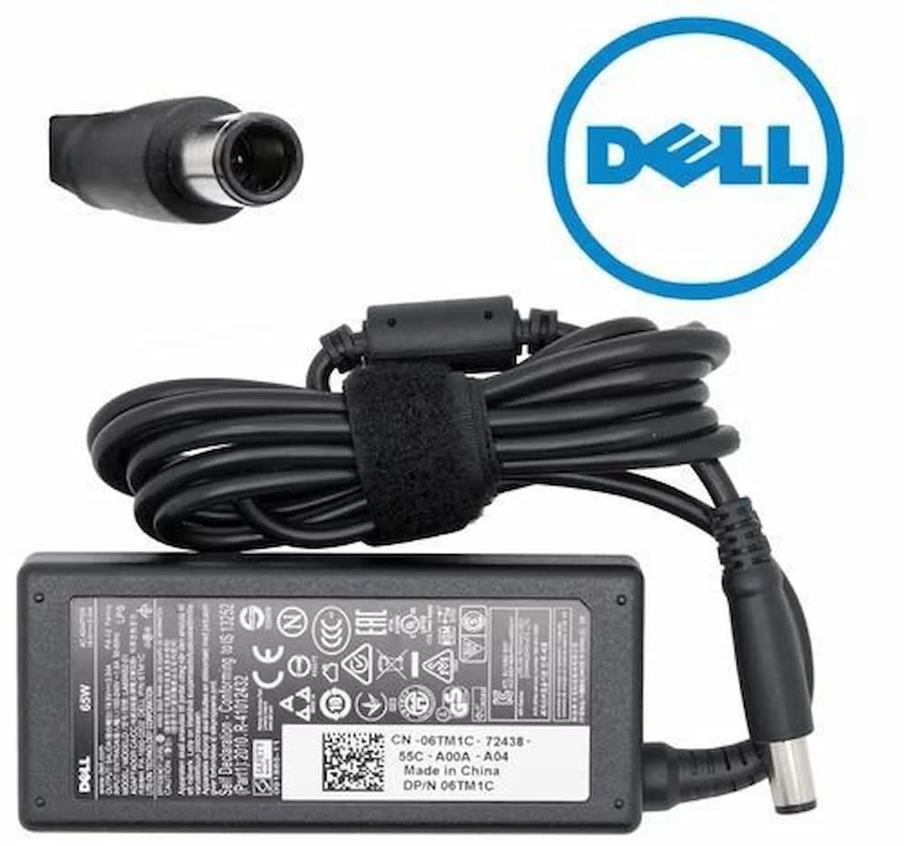 Adapter Dell 19v5 - 3a34 | C/P Pin | 65w (7.4*5.0) | ORG DELL GOL PIN 65W