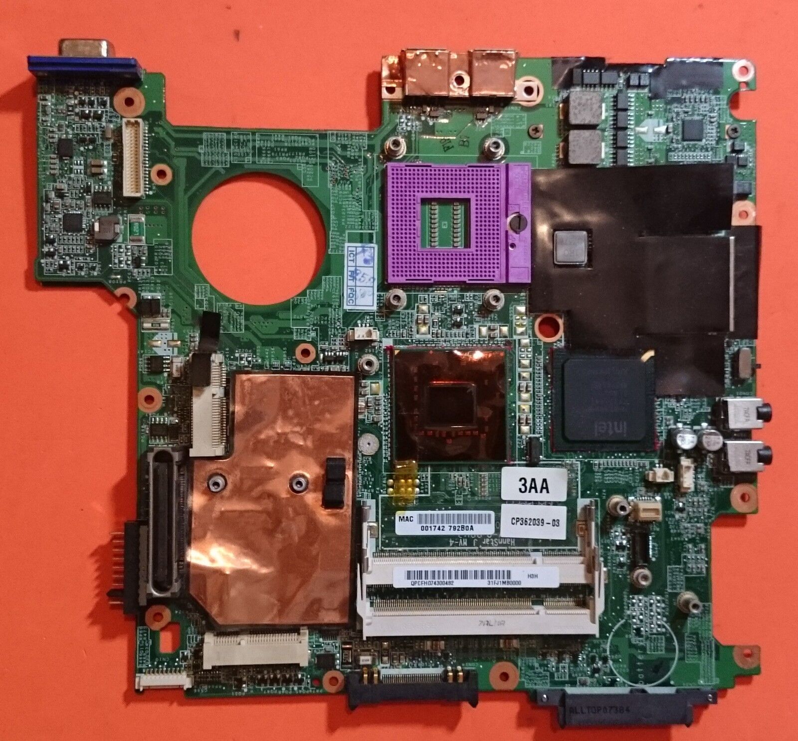 Motherboard Fujitsu LIFEBOOK S7210 | Intel