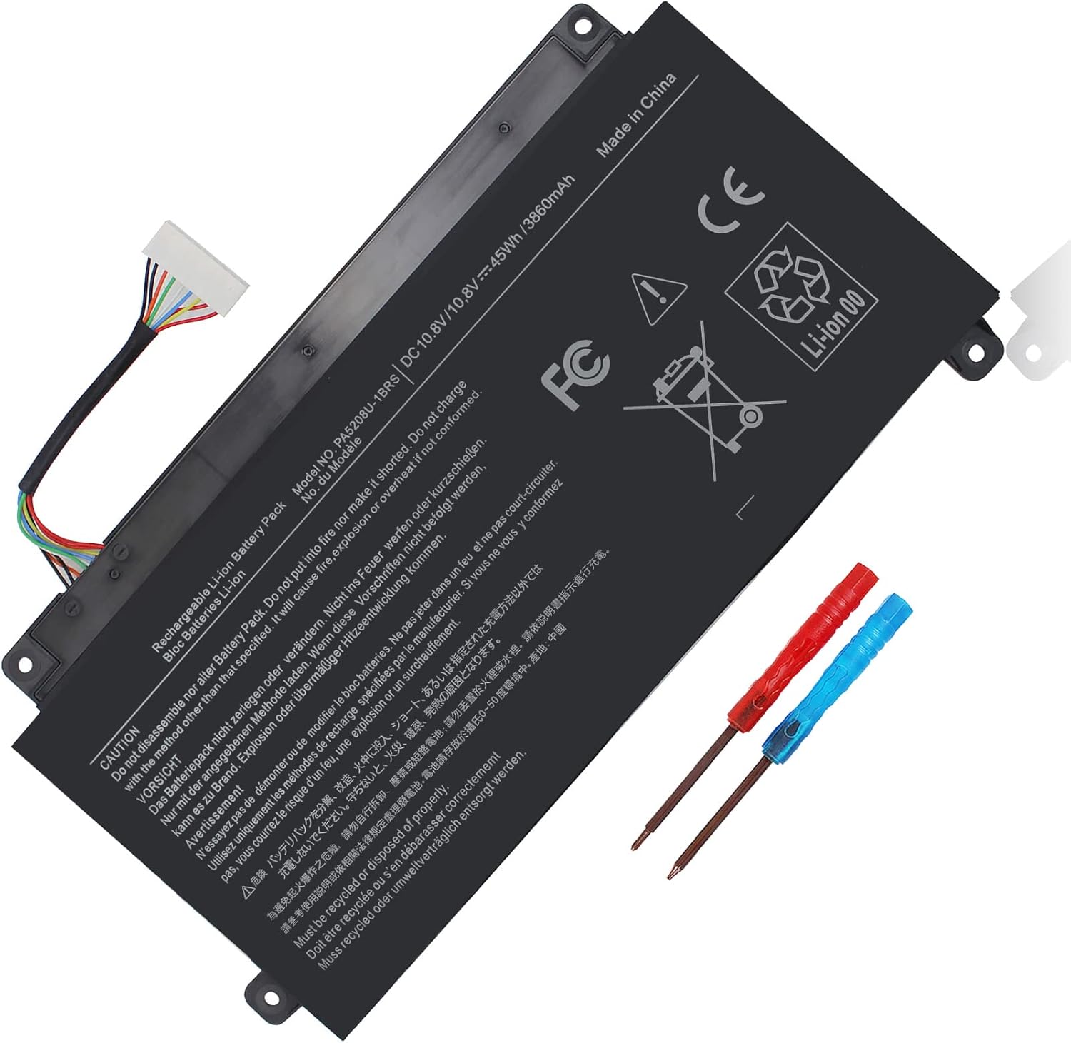 Battery Toshiba Satellite E45W PA5208U 1BRS 10.8V Cap 86.4%