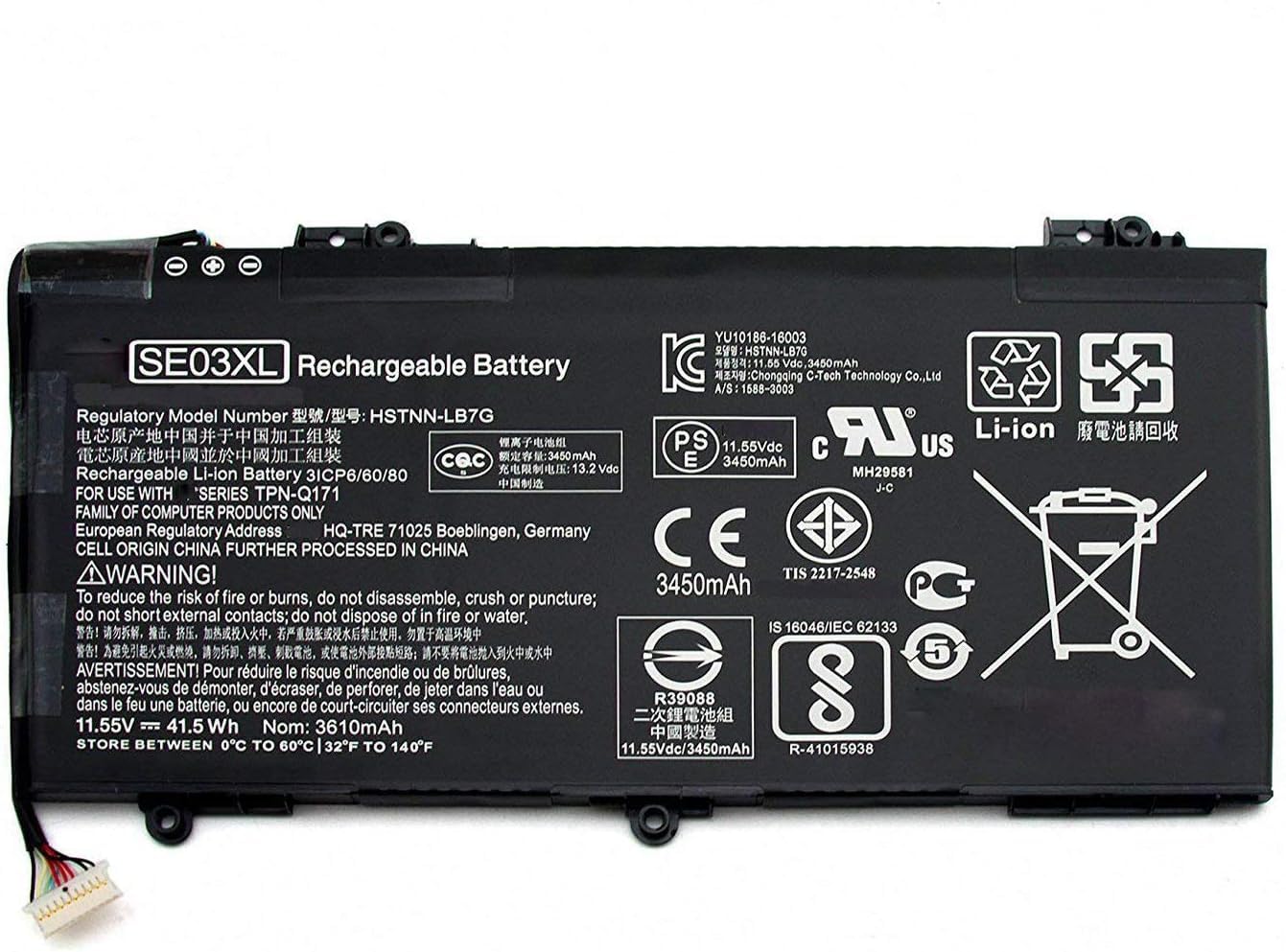 Battery Hp Pavilion 14 AL000 Series SE03XL 7006 Cap 99.24%