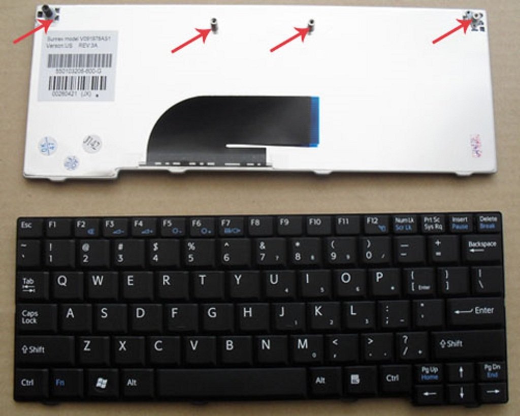 Keyboard Sony Vaio vpc-m M12 M13 Black