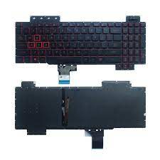 Keyboard Asus TUF Gaming FX705 FX505 FX80 FX504 Backlite Red Sheet US