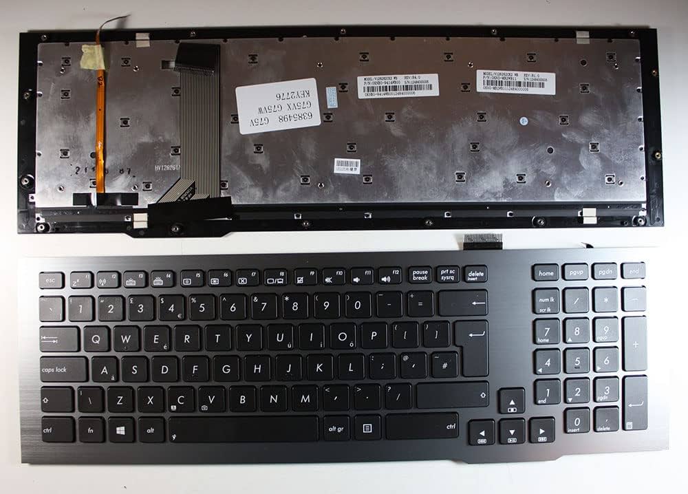 Keyboard Asus G75 G75V UI Backlite Frame