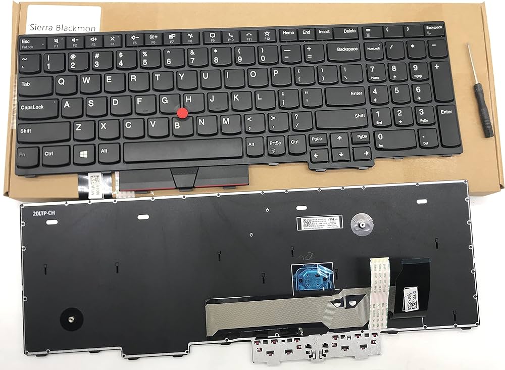 Keyboard Lenovo Thinkpad T15g L15 P15 P17 1st Gen Pointer