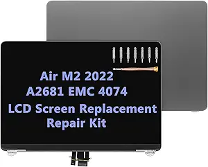 LED Apple MacBook Air 13-inch A2681 M2, 2022 Space Grey Complete Assembly A3113