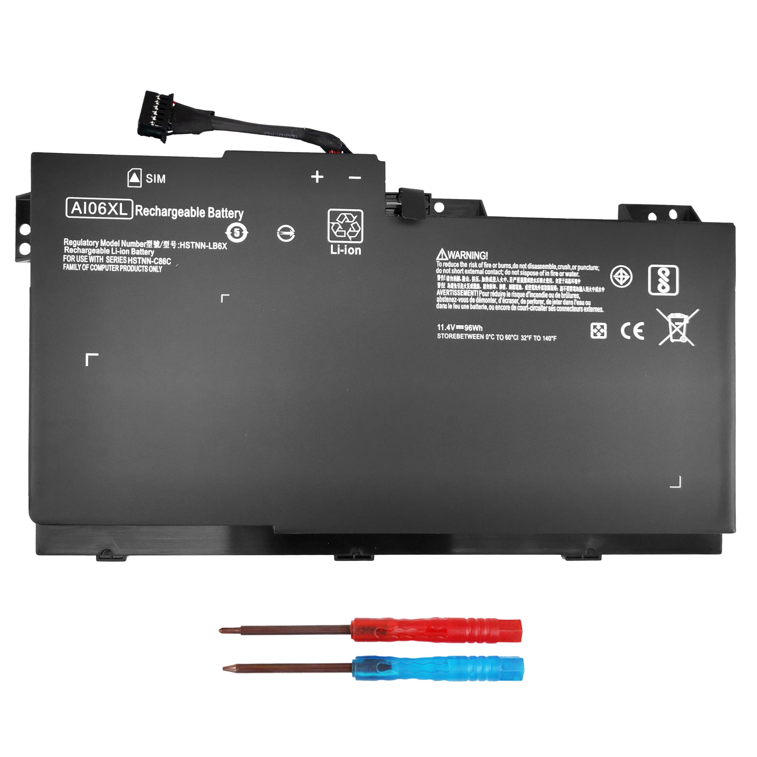 Battery HP ZBook 17 G3 AI06XL Med 6000 Cap