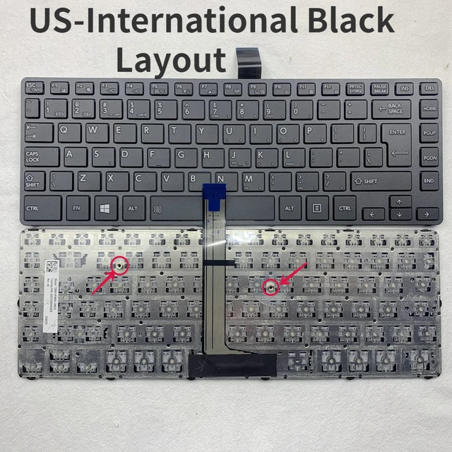 Keyboard Toshiba A40-C A40-D A40-E Black