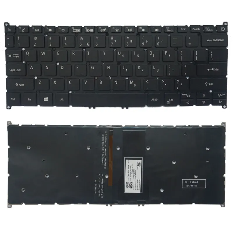 Keyboard Acer Aspire A514-54 A314-35 SF314-41 Backlite Power Button US
