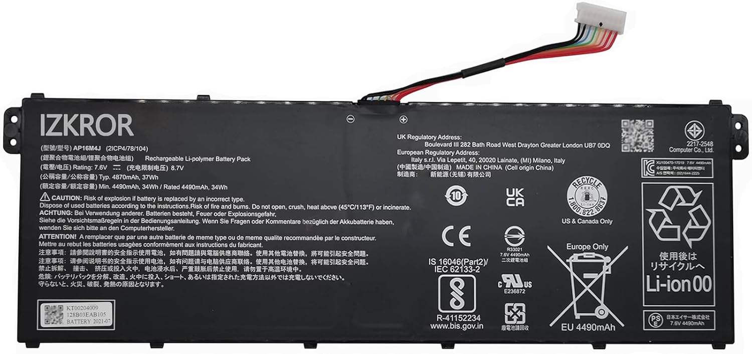 Battery Acer Aspire 3 A315 22 a315 41 N17Q4 AP16M4J