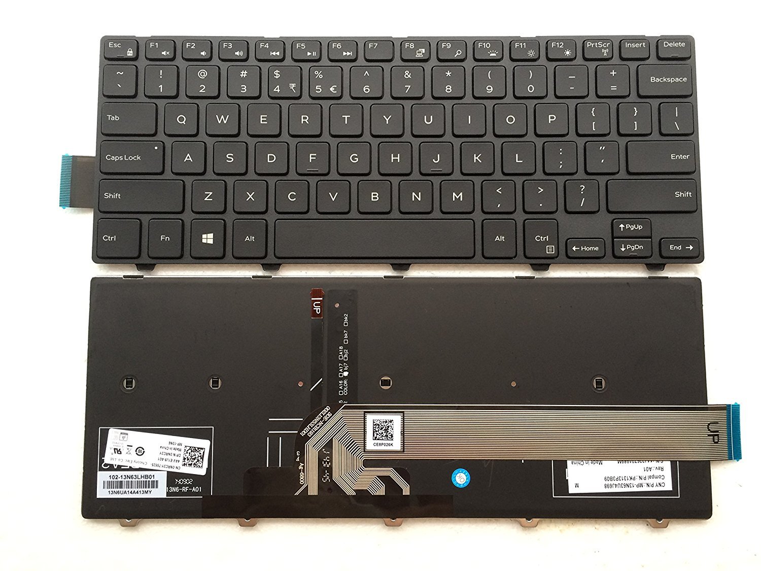 Keyboard Dell Inspiron 3000 3441 3442 5447 3468 P.M Scheme Backlite Black ORG