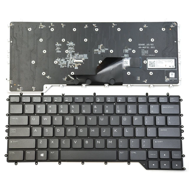 Keyboard Dell Alienware M15-R2 Y79F6 RGB Backlite Black US