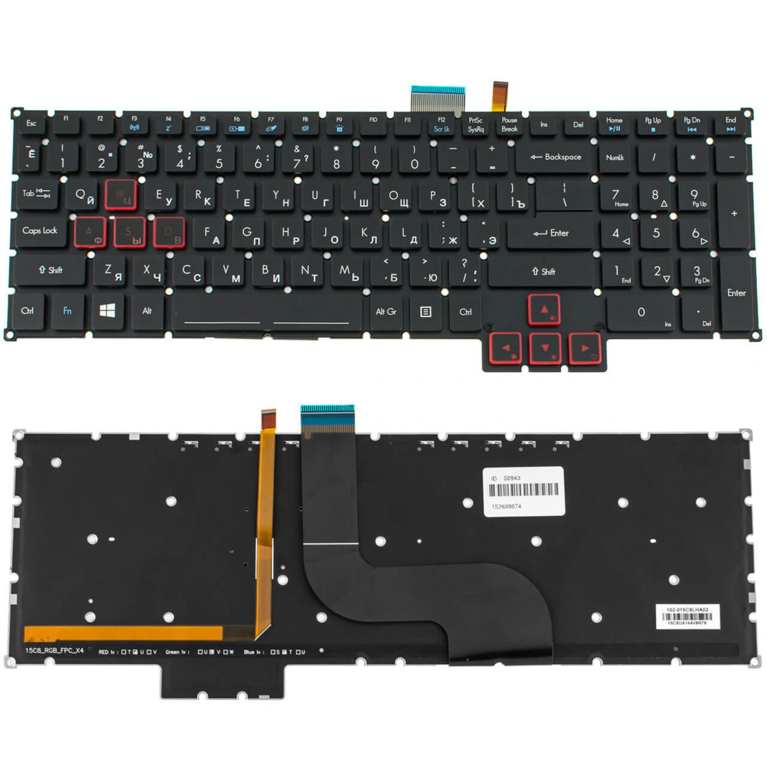 Keyboard Acer Predator 17 15 GX-791 GX-792 G9-591 591R G9-592 593 G9-791 792 PH517-51 Backlite