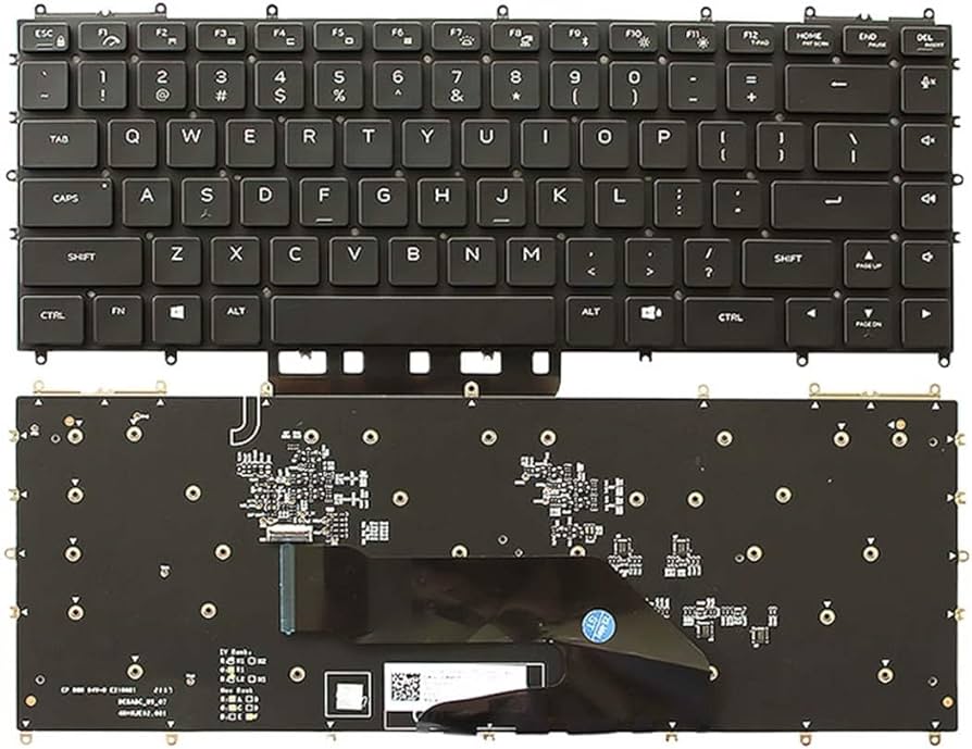Keyboard Dell Alienware X15 R1 X15 R2 RGB Backlite Black US