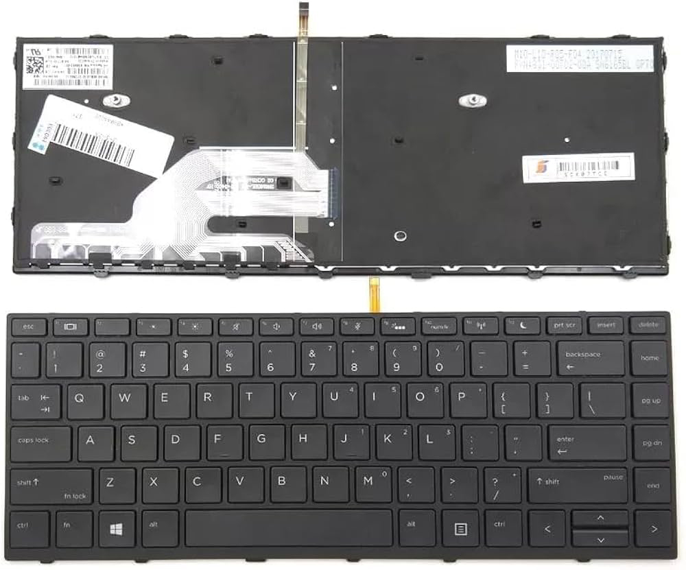 Keyboard HP 440-G5 640-G5-430-G5 440-G5 RGB Backlite Black Frame