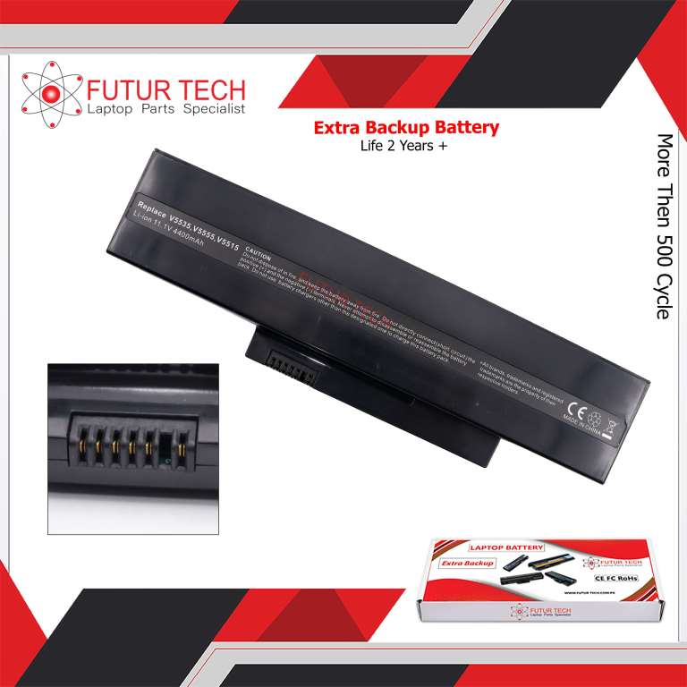 Battery Fujitsu V5515 V5535 V5555 6 Cell