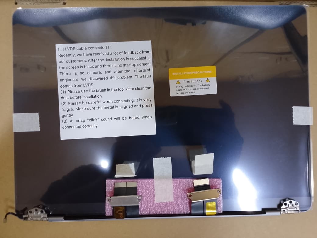 LED Apple MacBook Pro 14" M1 2021 A2442 with sleep sensor cable LCD Screen Assembly Space Grey Full