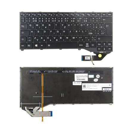Keyboard Fujitsu Lifebook U727 U729 P727 P728 US Backlite
