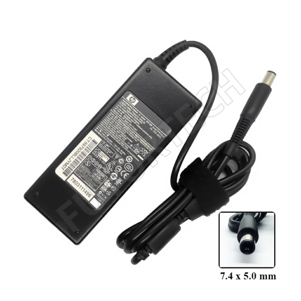 Adapter HP 19v - 4a74 Ctr Pin | hp Gol Pin 90w (7.4*5.0) ORG