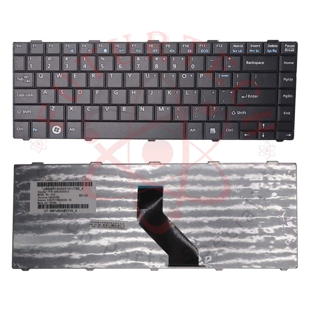Keyboard Fujitsu Pulled Lifebook LH52 Black