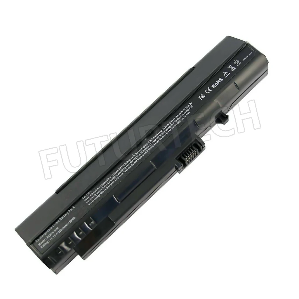 Battery Acer Aspire One ZG5 Black 6 Cell