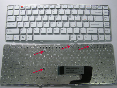 Keyboard Sony Vaio NW White