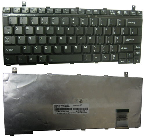 Keyboard Toshiba Pulled U200 U205 Black