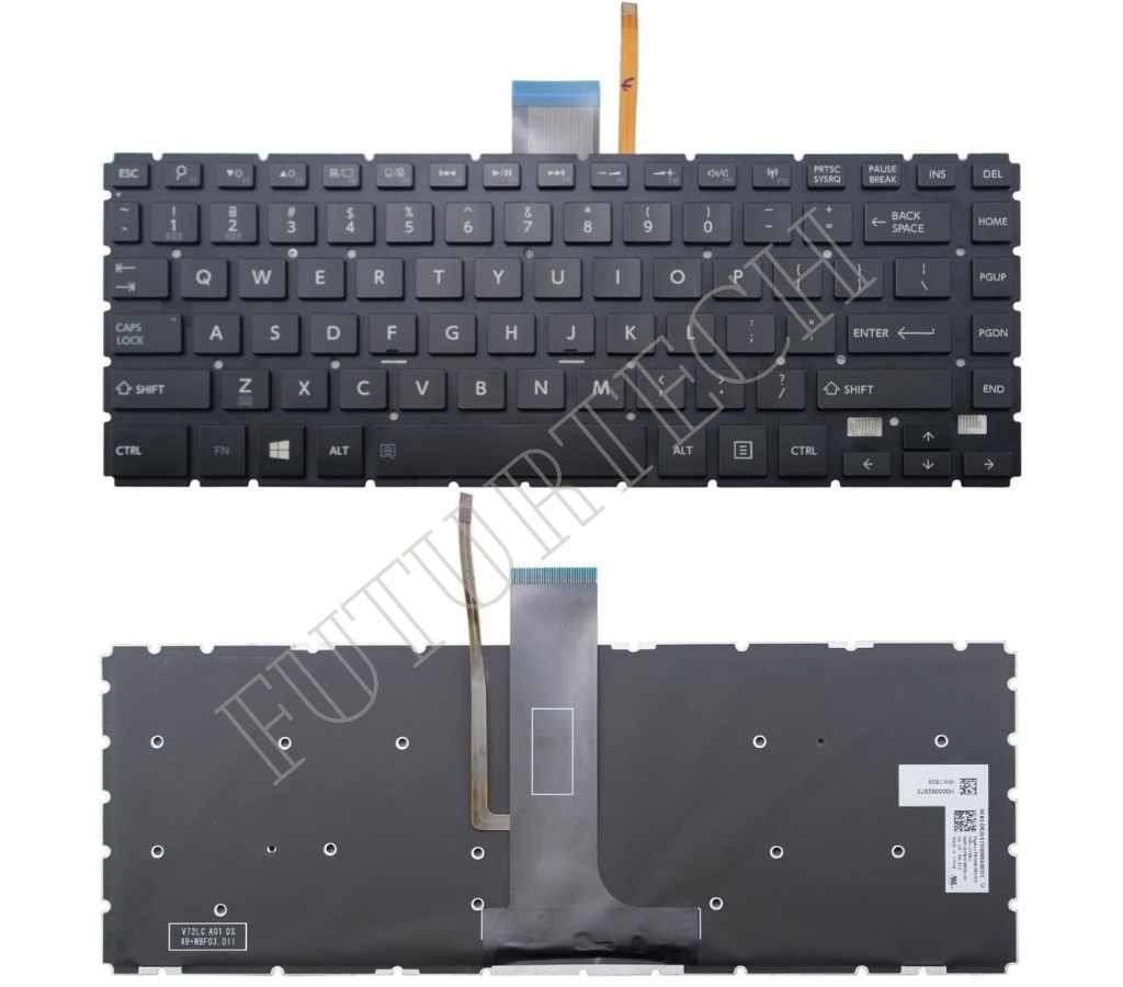 Keyboard Toshiba Satellite L40-B L40W-C L40-C Black UK