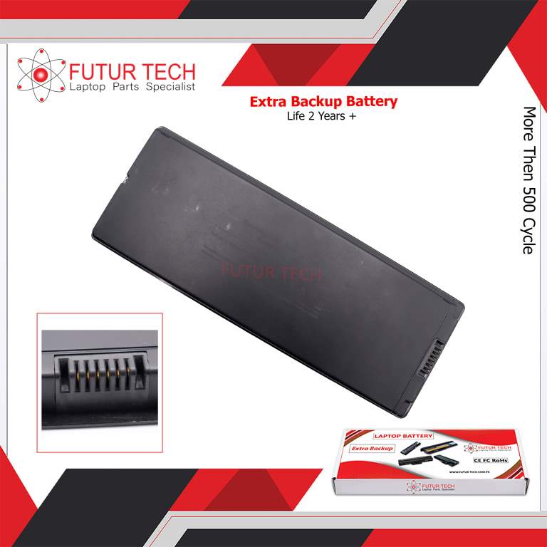 Battery Apple A1185 A1181 Black 6 Cell