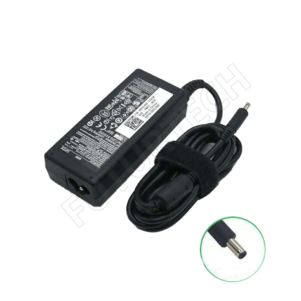 Adapter Dell 19v5 - 3a34 | C/Pin | 65w (7.4*5.0) DELL GOL PIN 65W