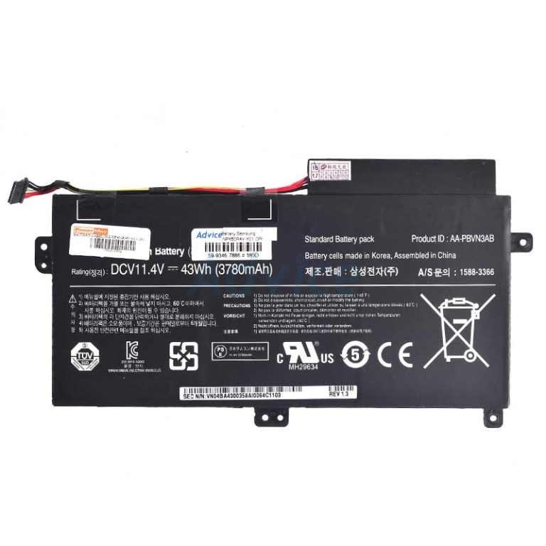 Battery Samsung NP450r4v Internal PBVN3AB