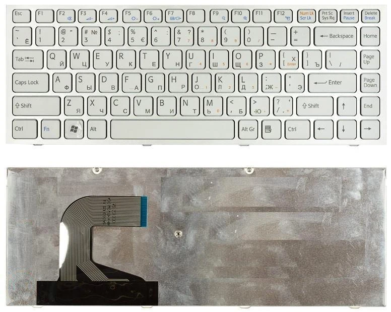 Keyboard Sony Vaio S11 S12 Series White