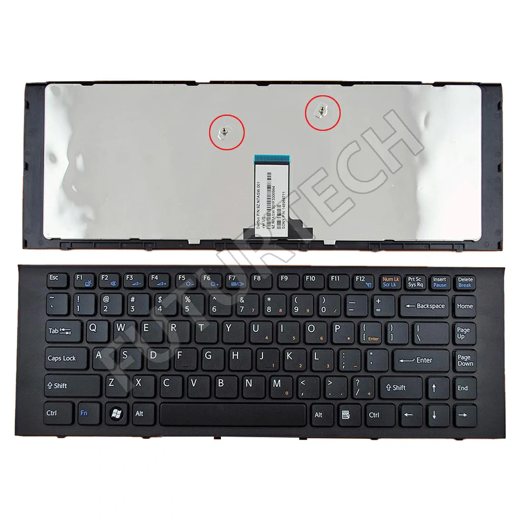 Keyboard Sony Vaio EG Black Frame