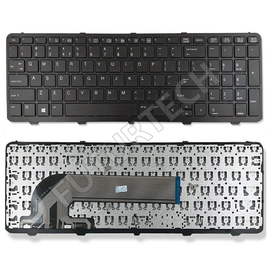 Keyboard HP ProBook 450-G0 450-G1 455-G1 450-G2 Black Frame